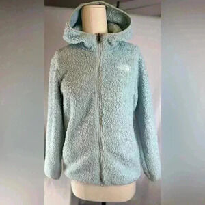 The North Face Suave Oso Zip Fleece Hoodie (XL (Size 18)- Starlight Blue